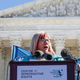 Amy Hagstrom Miller, president and CEO at Whole Woman’s Health, speaks to abortion rights supporters during a rally at the U.S. Supreme Court in 2020.